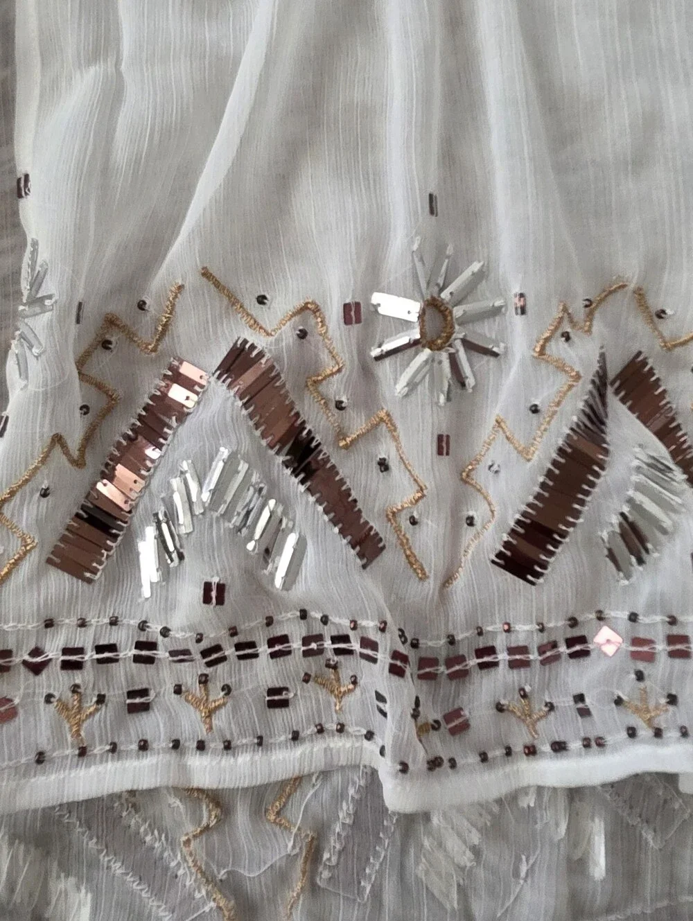 Free People Mirabella Maxi Top Whisper White Women's Size Large